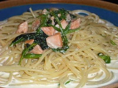 洋食イタリア　アンファン　クリームパスタ　知多市